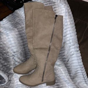 Shoe Dazzle Tall Wide Calf Boots